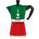 Bialetti Cafetera Manual 0.24 L Verde Rojo Blanco