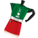 Bialetti Cafetera Manual 0.24 L Verde Rojo Blanco