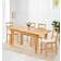 Hallowood Butterfly Extendable Light Oak Dining Set 80x153cm