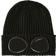 C.P. Company Extra Fine Goggle Beanie - Black