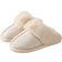 Shein New Thickened Plush Home Slippers For Men And Women, Warm, Fashionable, Comfortable And Anti-Slip Indoor Slippers With Closed Toe