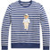 Polo Ralph Lauren Polo Bear Striped Fleece Sweatshirt - Navy/White Stripe