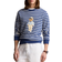 Polo Ralph Lauren Polo Bear Striped Fleece Sweatshirt - Navy/White Stripe