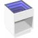 vidaXL 847644 White Couchtisch 40x40cm