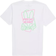 Psycho Bunny Mens Claude Graphic Tee - White/Neon