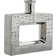 Alexandra House Living Ceramic Silver Vas 24cm