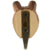 Wildlife Garden Hand Carved Hook Bear