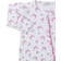 Kissy Kissy Baby Bow Floral Print Zip Footie - Pink