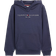 Tommy Hilfiger Boy's Essential Logo Pure Cotton Hoody - Twilight Navy (KS0KS00213C87)