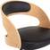 vidaXL 3054918 Black/Light Brown Köksstol 74.5cm 4st