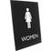 Lorell Women's Restroom Sign 6.4x8.5"