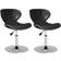 vidaXL 335120 Black Kitchen Chair 76cm 2pcs