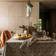 Lexington Printed Recycled Bordsduk Brun, Beige (250x150cm)
