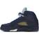 Nike Air Jordan 5 Retro Pre-Grape GS - Midnight Navy/Turquoise /Blue White