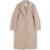 River Island Roll Sleeve Longline Coat - Brown