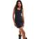 Lee forever fit fabric denim mini dress in washed black