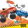 Mega Hot Wheels Monster Trucks Tiger Shark Chomp Course