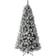 The Holiday Aisle Guillema Pre-Lit Lighted White/Green Christmas Tree 90"