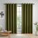 Catherine Lansfield Wilson Velvet Blackout Thermal Eyelet Curtains 46 cm x 137.16 cm Drop - Green