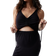 Ingrid+Isabel The Peekaboo Midi Maternity Dress - Black