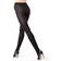 MeMoi Boston Ribbed Cotton Blend Sweater Tights - Black