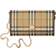 Burberry Check Chain Strap Wallet - Archive Beige/Military