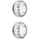 Georg Jensen Bernadotte Silver Fyrfadsstage 5cm 2stk