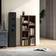 Homcom Modern Cabinet for Home Office Walnut Book Shelf 106cm