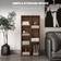 Homcom Modern Cabinet for Home Office Walnut Book Shelf 106cm