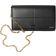 Burberry Snip Chain Strap Wallet - Black