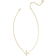 Kendra Scott Letter K Short Pendant Necklace - Gold/Pearl