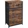 Songmics Industrial Style Dresser Unit Rustic Brown/Black Byrå 56x89.3cm