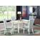 Three Posts Gries Extendable White Dining Set 31.5x53.5" 5