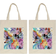 VAPOKF Canvas Tote Bags - Zebra