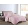 Homespace Direct Cotton Duvet Cover Pink (200x200cm)