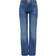 Only Blush Mid Waist Straight Fit Jeans - Blue/Medium Blue Denim