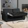 Artemis Home Dawson Black Sofa 162cm
