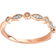 Pure Brilliance Half Eternity Ring - Rose Gold/Diamonds