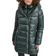 DKNY Women's Bibbed Shawl-Collar Packable Shine Puffer Coat - Malachite