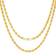 Nuragold Rope Chain Diamond Cut Necklace 5mm 10k - Gold