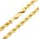 Nuragold Rope Chain Diamond Cut Necklace 5mm 10k - Gold