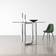 AllModern Dern Clear/Chrome Dining Table 54"