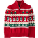 The Children's Place Boy's Matching Family Christmas Fairisle Half Zip Sweater - Red (3049959-1027)