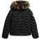 Superdry Fuji Faux Fur Hooded Padded Jacket - Black