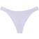 PINK Logo Cotton Shimmer High-Leg Thong Panty - Purple Cloud
