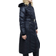 River Island Slim Longline Padded Coat - Black