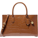 Michael Kors Scarlett Medium Crocodile Embossed Patent Leather Satchel - Chestnut