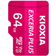 Kioxia Exceria Plus microSDXC Class 10 UHS-I U3 V30 A1 100/65MB/s 64GB +Adapter