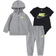 Nike Futura Hoodie Bodysuit & Joggers Set - Carbon Heather (56I553-GEH)