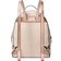 Michael Kors Sheila Medium Two Tone Signature Logo Backpack - Rose Gold